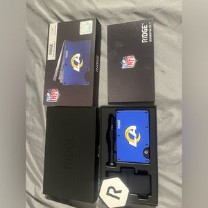 Brand new Ridge metal wallet. Collab with NFL